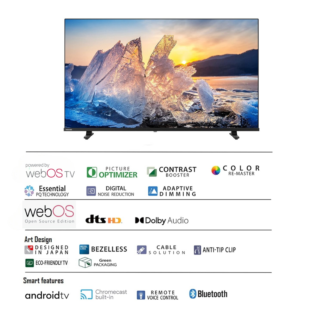 Tomashi 80 cm (32 inches)  HD Ready Smart LED TV (2 year Warranty)