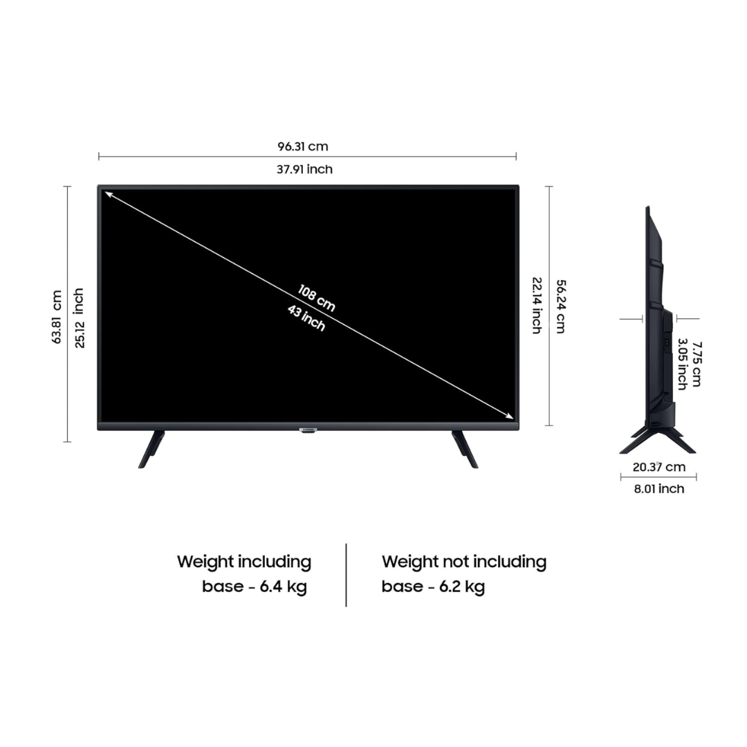 DULT 43 Inch Smart Tv | 3 year Full Warranty