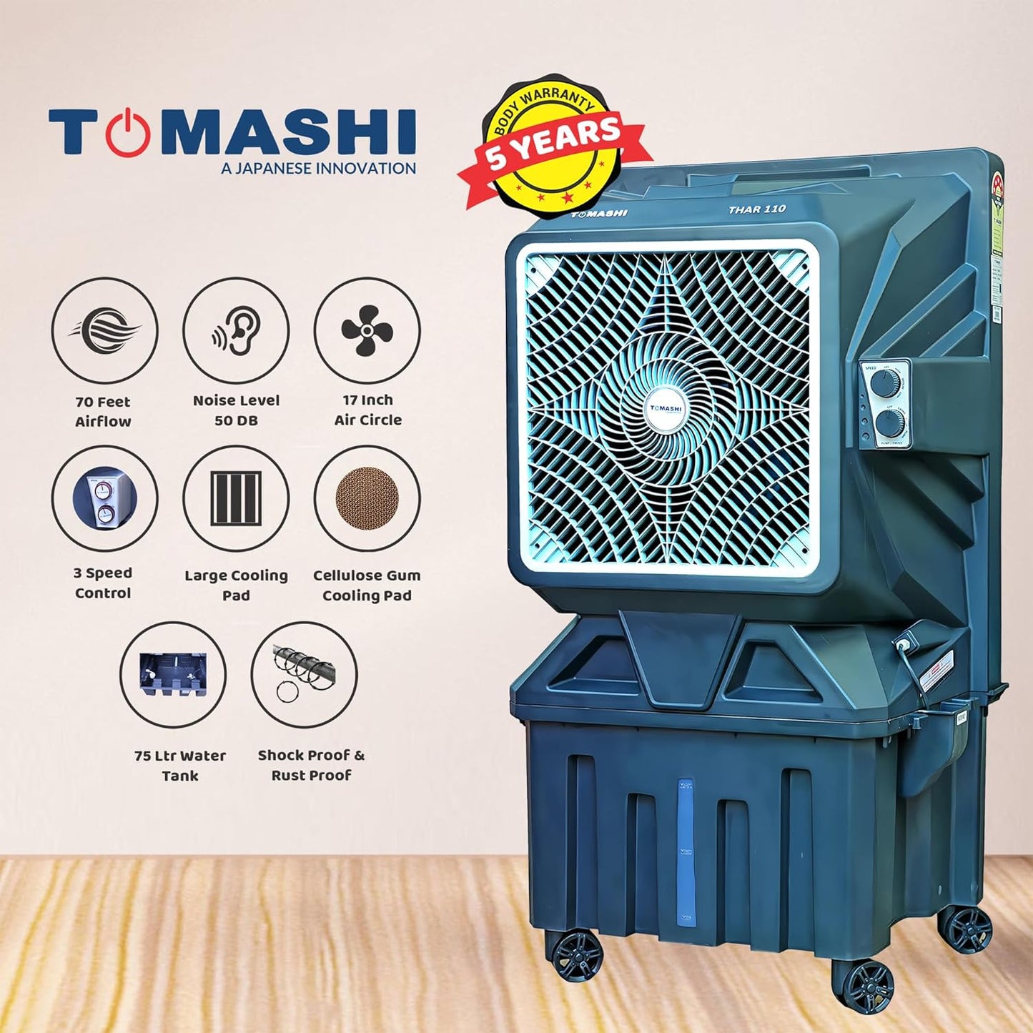 Tomashi Thar 110 - 75L Watertank