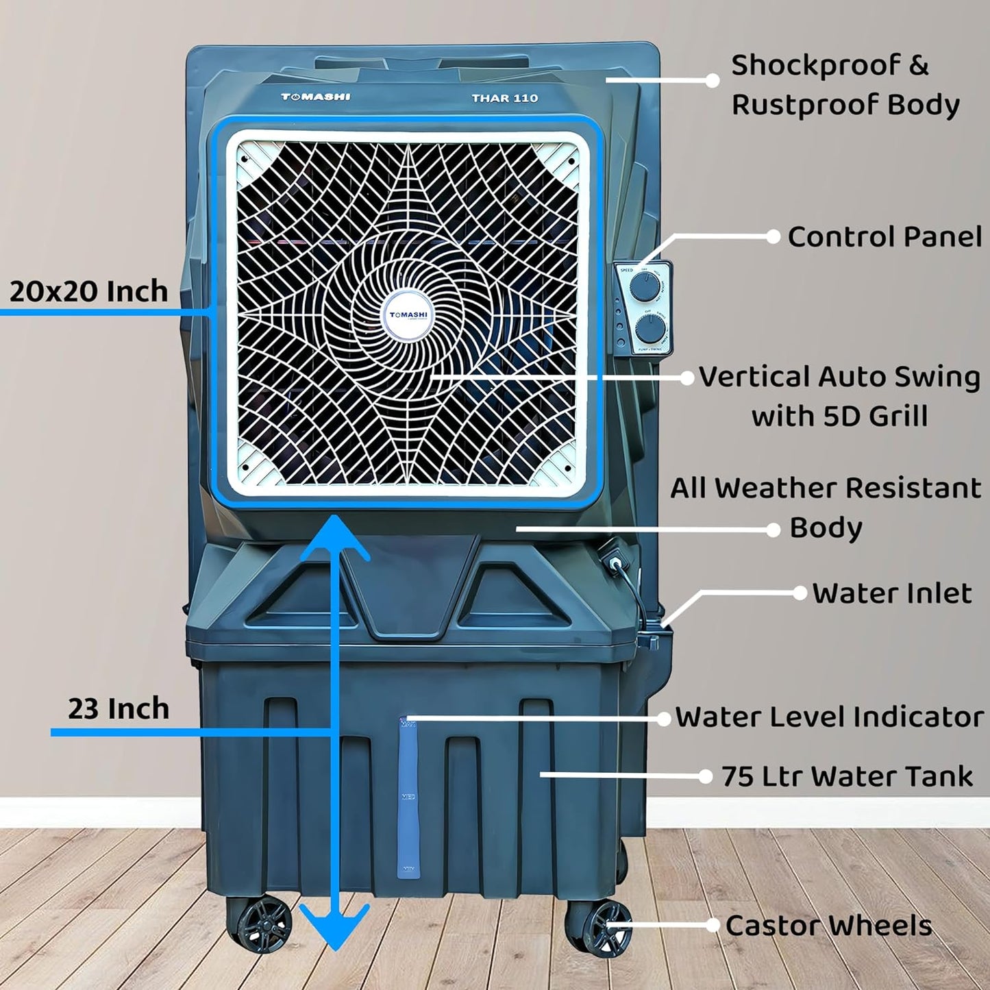 Tomashi Thar 110 - 75L Watertank